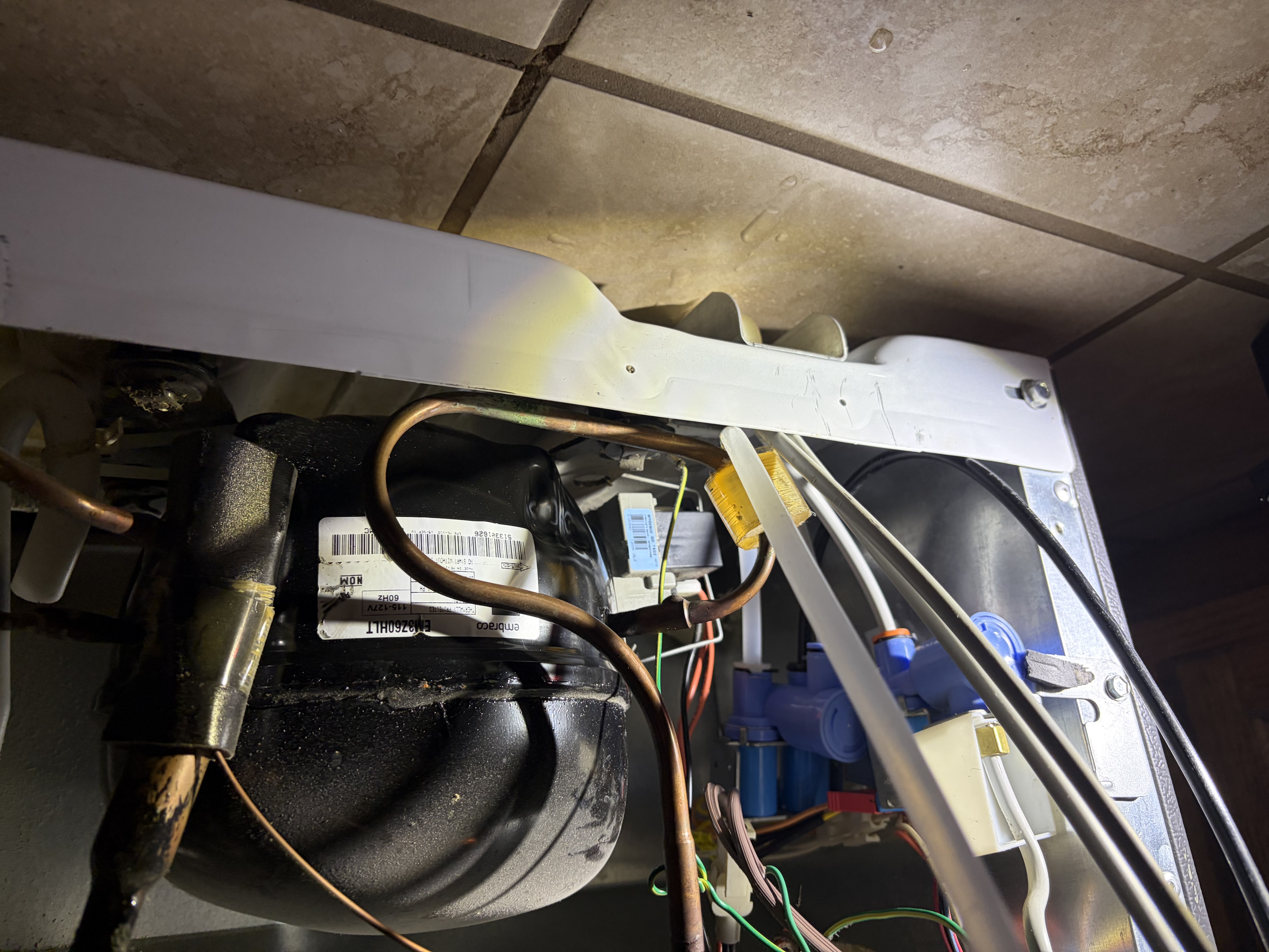 Home service technician at work