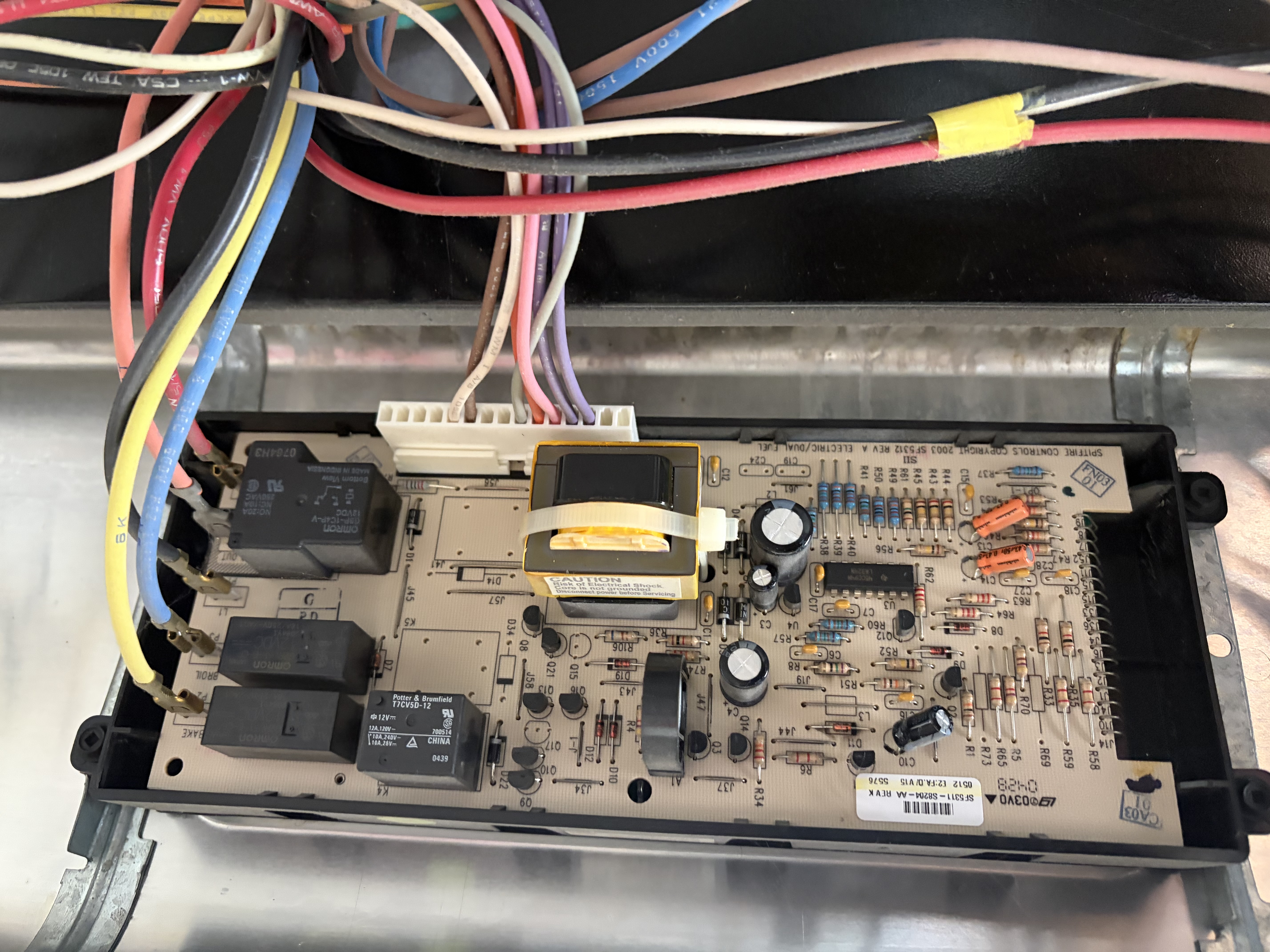 Professional appliance service visit